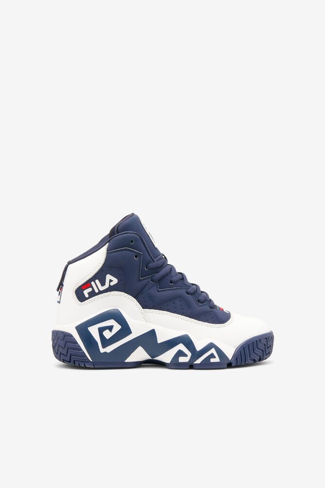 Fila Tenisky Detske Mb Biele/Námornícka Modrá - JGEWR0256